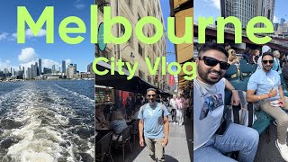 Melbourne city 🇦🇺 | Ultimate views | City walk | River Cruise | #travel #vlog #youtubevideo #coffee 