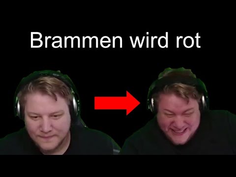 Brammen wird rot