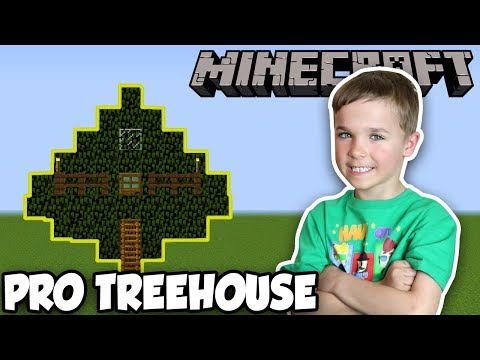 BUILDING A PRO TREEHOUSE in MINECRAFT!