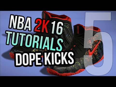NBA 2K16 My Career Tutorials Ep. 5 - Making Dope Kicks (How To)