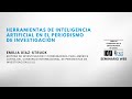 seminario web 24 herramientas de inteligencia artificial para el periodismo de investigación