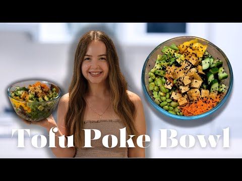 🍜Marinated Tofu Poke Bowl | Easy & Healthy Summer Recipe!