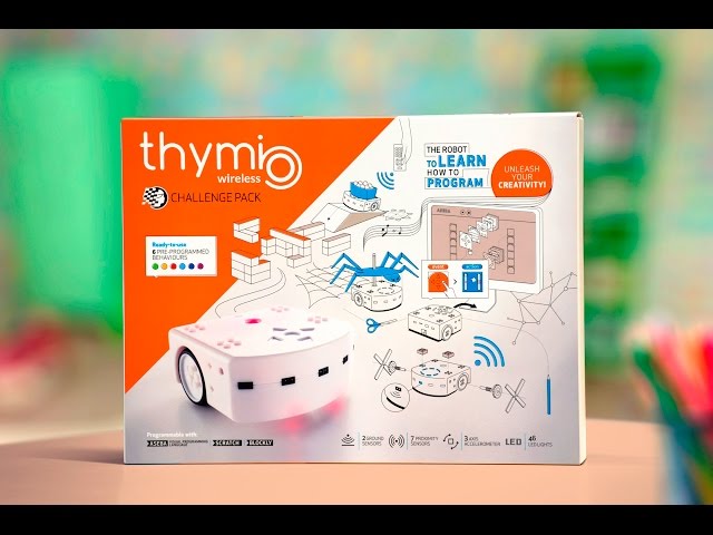 Video teaser for Thymio Challenge Pack - Learn how to program with Thymio