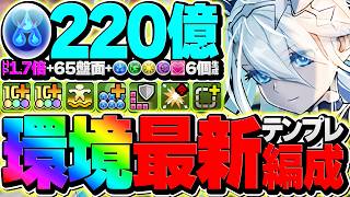 【誰でも取れる】全員220億×HP1.7倍ループ！超強化された夏クラウディア使ってみた！【パズドラ】