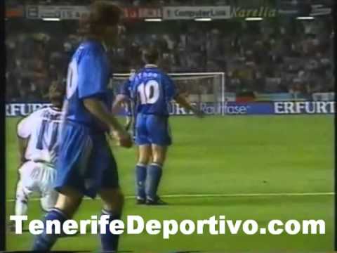 CD Tenerife 1 - Shalke 04 0 (ida semifinales UEFA 96/97-breve resumen)
