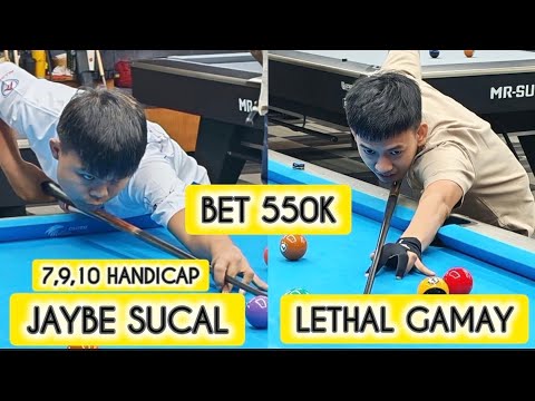 JAYBE SUCAL 7,9,10 HANDICAP vs LETHAL RYAN BADAL BET 550K