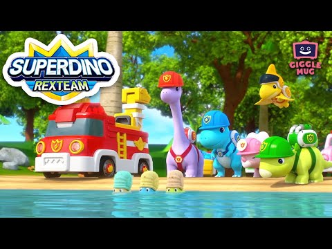 The Troublemaker Ammonites | Super Dino (14-Minute Cartoon for Kids!)