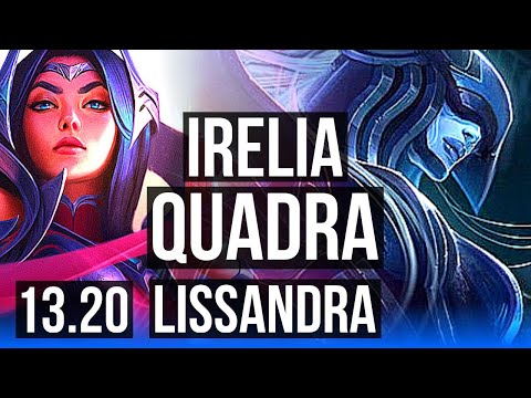 IRELIA vs LISS (MID) | Quadra, 15/2/8, Legendary, 300+ games | BR Diamond | 13.20