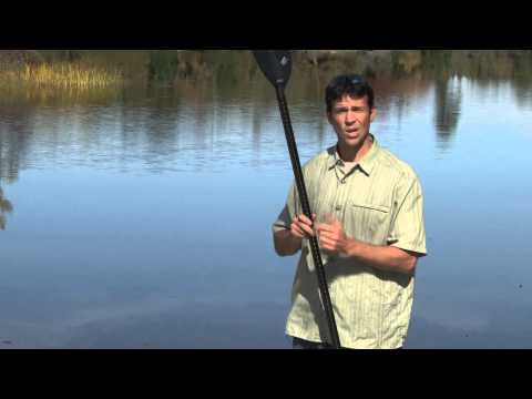 Aqua-Bound Shred Carbon Whitewater 1-Piece Kayak Paddle (Closeout) video poster