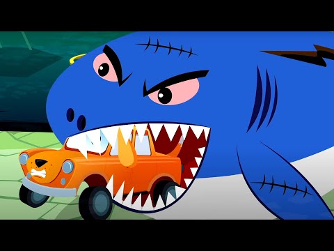 Scary Flying Shark | Halloween Song | Nursery Rhymes & Songs For Kids with Zeek and Friends