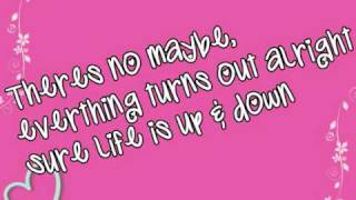 Bridgit Mendler- Hang In There Baby Lyrics (FULL SONG + LYRICS ON SCREEN)