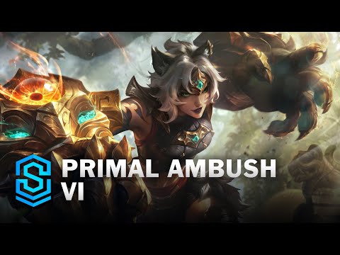 Primal Ambush Vi Skin Spotlight - League of Legends