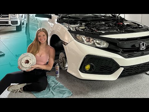 2016-2020 Civic Front Brake Pad & Rotor Change DIY (1/2)