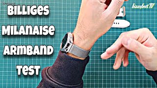 Günstiges 20mm Milanaise Armband für Smartwatches und Uhren - Galaxy Watch 4 - Test