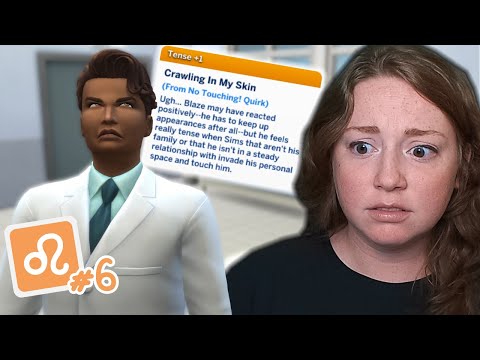 my sim now has PERSONAL SPACE ISSUES?! 🌙 ZODIAC Challenge: LEO ep. 6