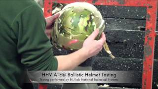 HHV ATE Ballistic Helmet Test