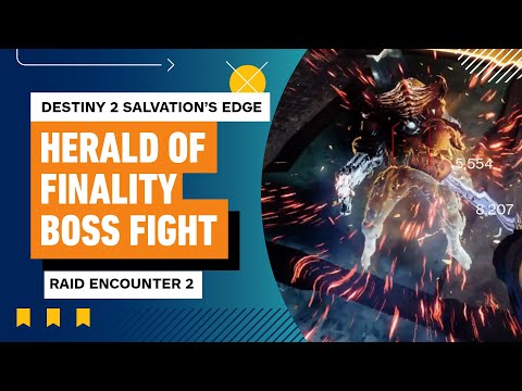 Destiny 2 Salvation's Edge Raid - Herald of Finality Boss Fight Gameplay