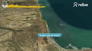 preview picture of video 'Viaje en bici por Colombia;  Bogotá - Turbo - Cabo de la Vela;  Día 18;  Uribia - Cabo de la Vela'