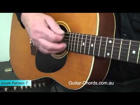 Guitar Rhythm Patterns - Strum Pattern 7