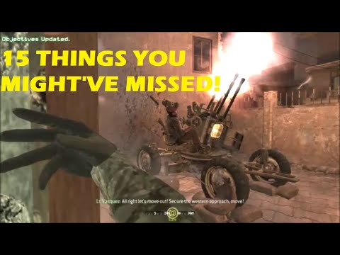 COD 4 MW - 15 Things You Might Not Have Noticed Before