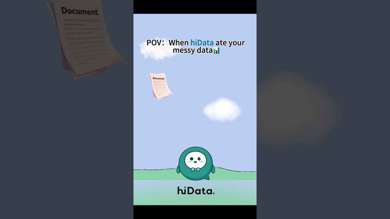 When hiData ate your messy data😄 #ai #memes #hidata #aitools#work