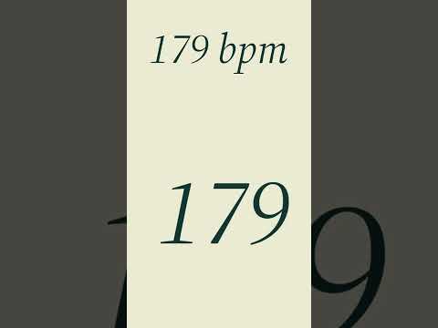 179 #bpm #metronome #beatsperminute