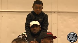 LeBron James 3rd Grade son Bryce has a BRIGHT Future!!! North Coast Blue Chips win Buckeye Prep