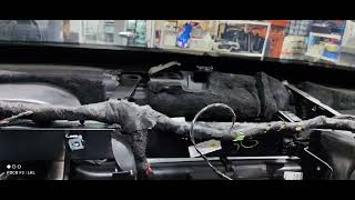 Audi A4 replacement cooling coil system and dashboard opening