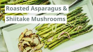 Roasted Asparagus and Shiitake Mushrooms