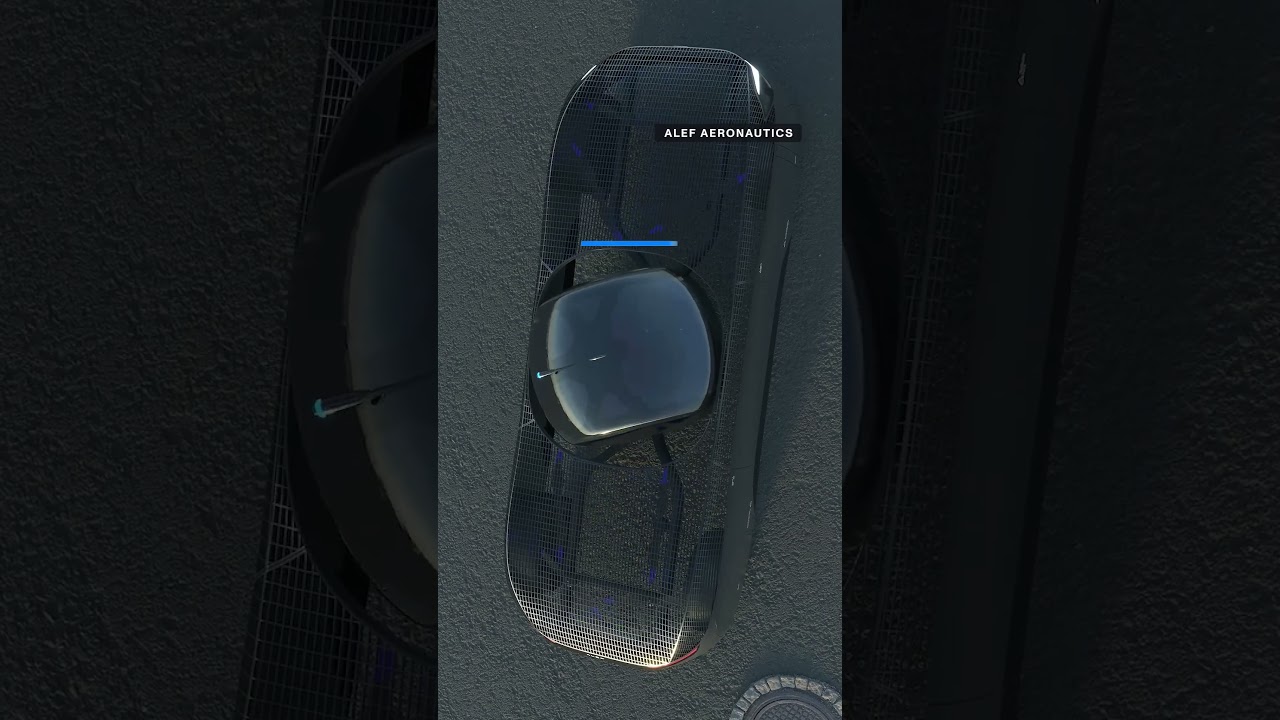 This Flying Car Prototype Soars Over a Stopped Car