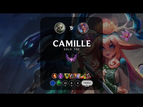 Camille Top vs Lillia - EUW Master Patch 13.16