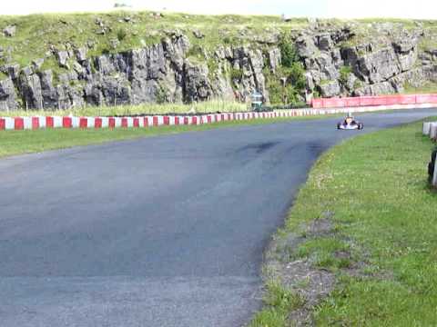 Albert Carter testing in Cadet at Rowrah