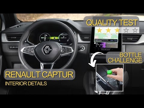 Renault Captur Eco-G 100 LPG TECHNO (2025) | 24.7 litres of interior space and rear seat sliding!
