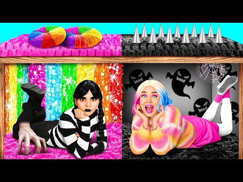 Wednesday Addams | Secret Rooms Under The Bed by Fun Fun Challenge