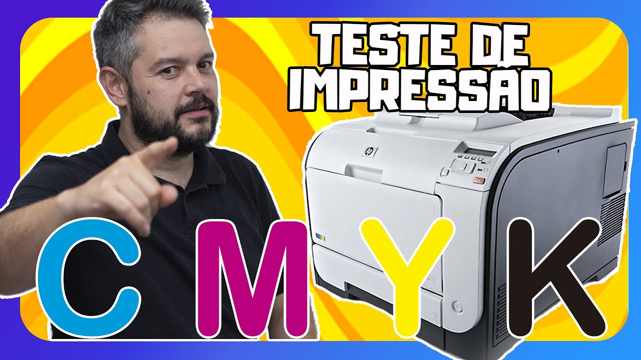 Teste de Impressão Colorido - Como Diagnosticar Problema CMYK