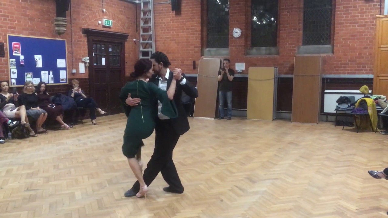 Alexandra Wood & Guillermo Torrens Demonstration after Classes at Reading Tango Club