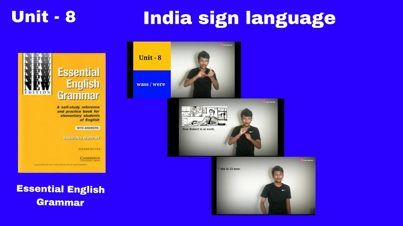 Essential English Grammar Unit - 8  ( was / were )