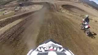 preview picture of video 'Pala ride day on Jan 18, 2015 Amateur track. Last day with MX VACATIONS.  55 year old rider.....'