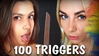 ASMR 100 TRIGGERS IN 4 MINUTES | АСМР 100 ТРИГГЕРОВ ЗА 4 МИНУТЫ
