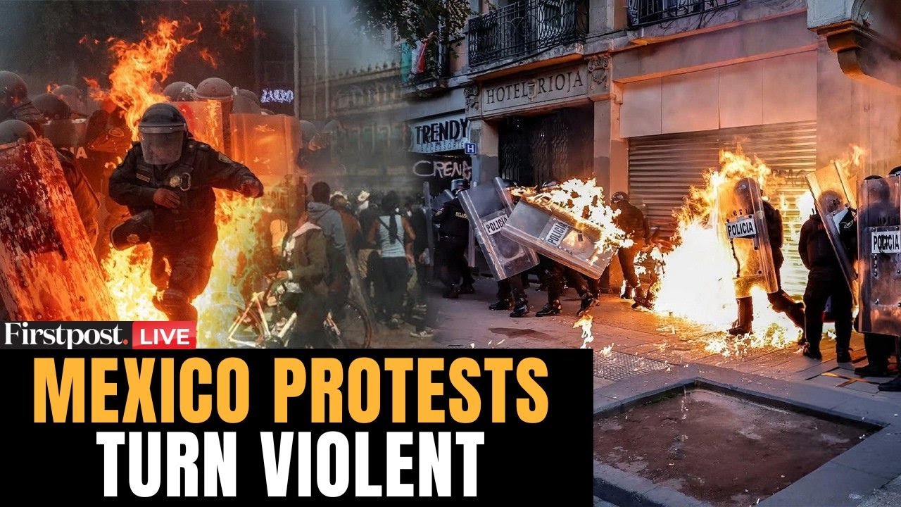Mexico Protests LIVE: Massive Anti-Sheinbaum Protests in Mexico City; Protesters Clash with Police