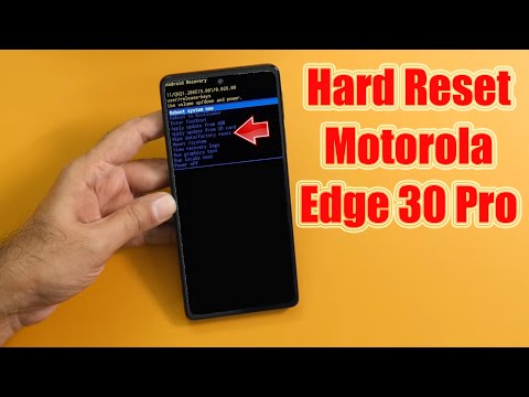 Hard Reset Motorola Edge 30 Pro | Factory Reset Remove Pattern/Lock/Password (How to Guide)