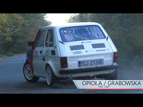 OPIOŁA Daniel / GRABOWSKA Dominika - Fiat 126P | 5 RUNDA RALLY PARK CUP 2021 - Kaczyce