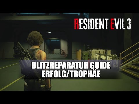 Resident Evil 3 Remake - Blitzreparatur Erfolg/Trophäe - Guide
