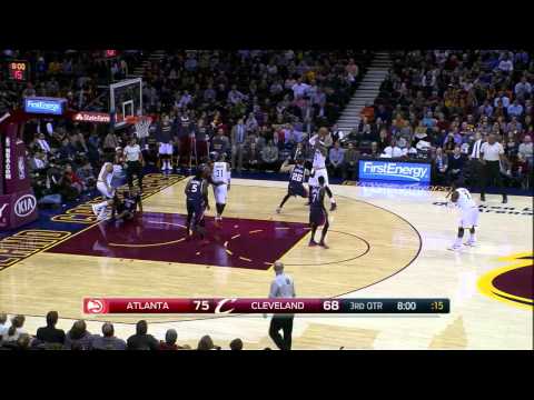 Kyle Korver Highlights Hawks vs. Cavaliers 12.17.2014 - 4 Points, 5 Rebounds
