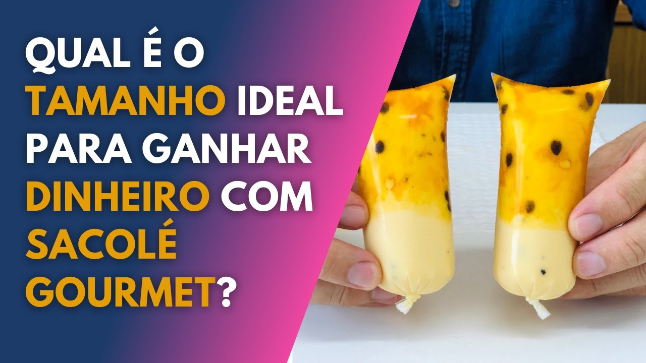Qual o tamanho ideal pra vender um sacole e ter lucro ?