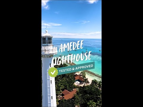🌊 Climb 247 steps to the top of Amédée Lighthouse for stunning views #AmedeeLighthouse