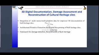 Geospatial Technology for documentation anddamage detection of built Heritage