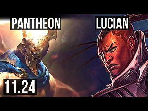 PANTHEON vs LUCIAN (MID) | 9/1/5, Rank 17 | NA Challenger | 11.24