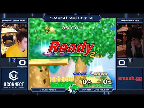 Smash Valley VI | Peanutphobia (Yoshi) vs Ganondorf (Fox) | Melee Pools