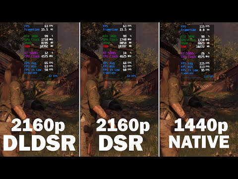 NVIDIA DLDSR 2.25x (4K) vs DSR 4.00x (4K) vs Native (1440p) | RTX 3080 | r7 5800x